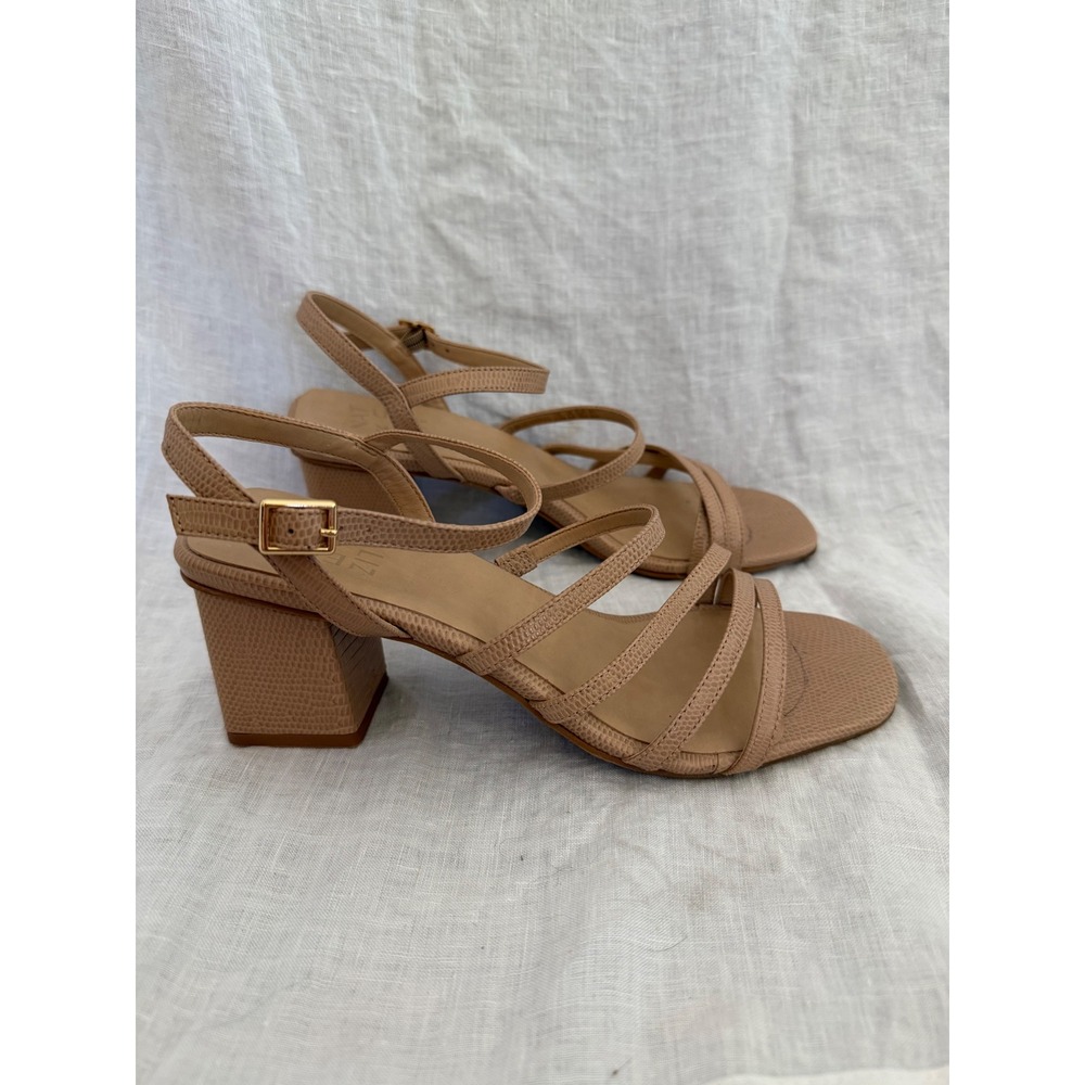 Naturalizer Women's Niko Ankle Strap Dress Sandal Crème Brulee 8.5M